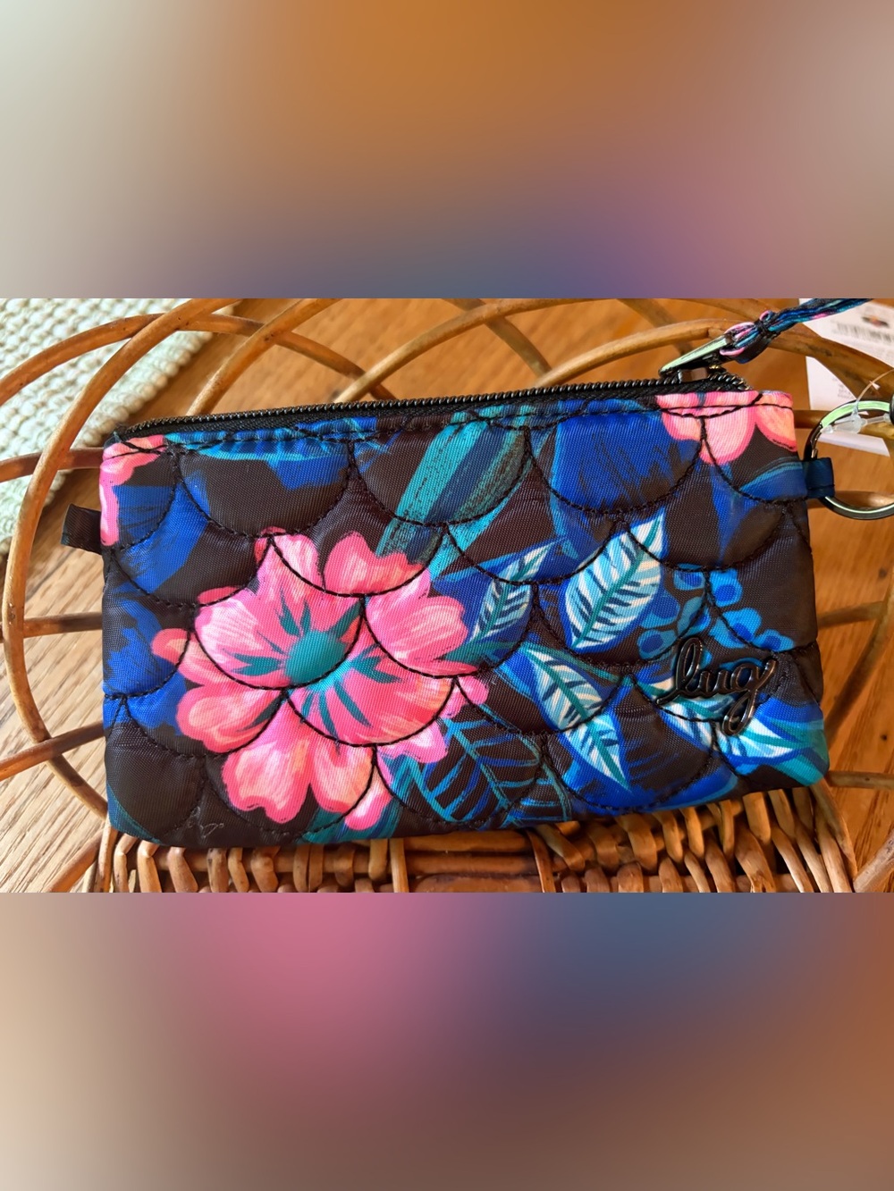 Lug Metro XL ID Pouch in Resort Black, NWT